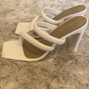 White mule heels